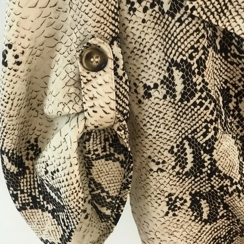 SNAKESKIN PRINT TOP SIZE SMALL - Picture 3 of 4